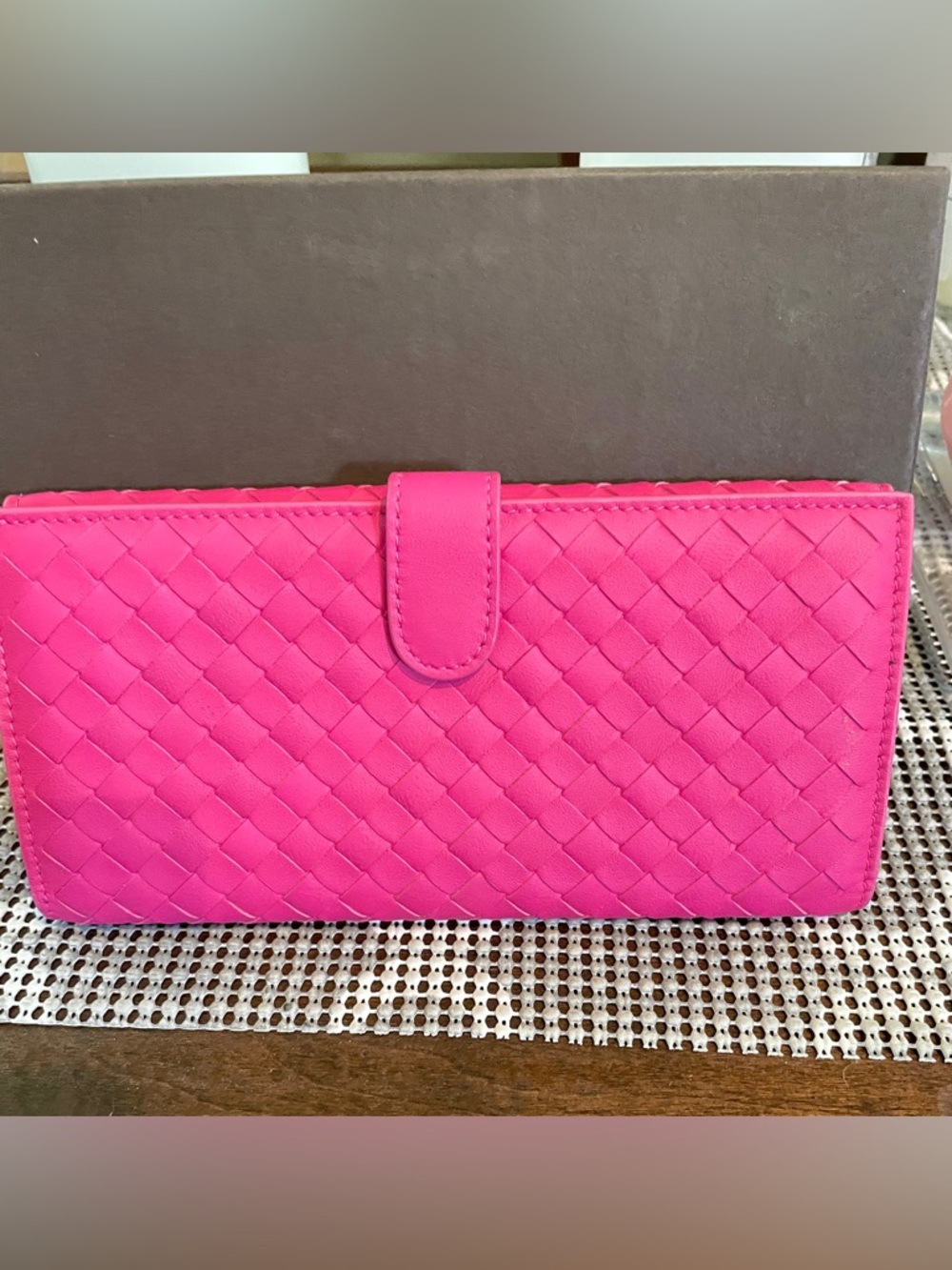 Bottega Veneta Pink Women’s Wallet Wallet with Box EUC